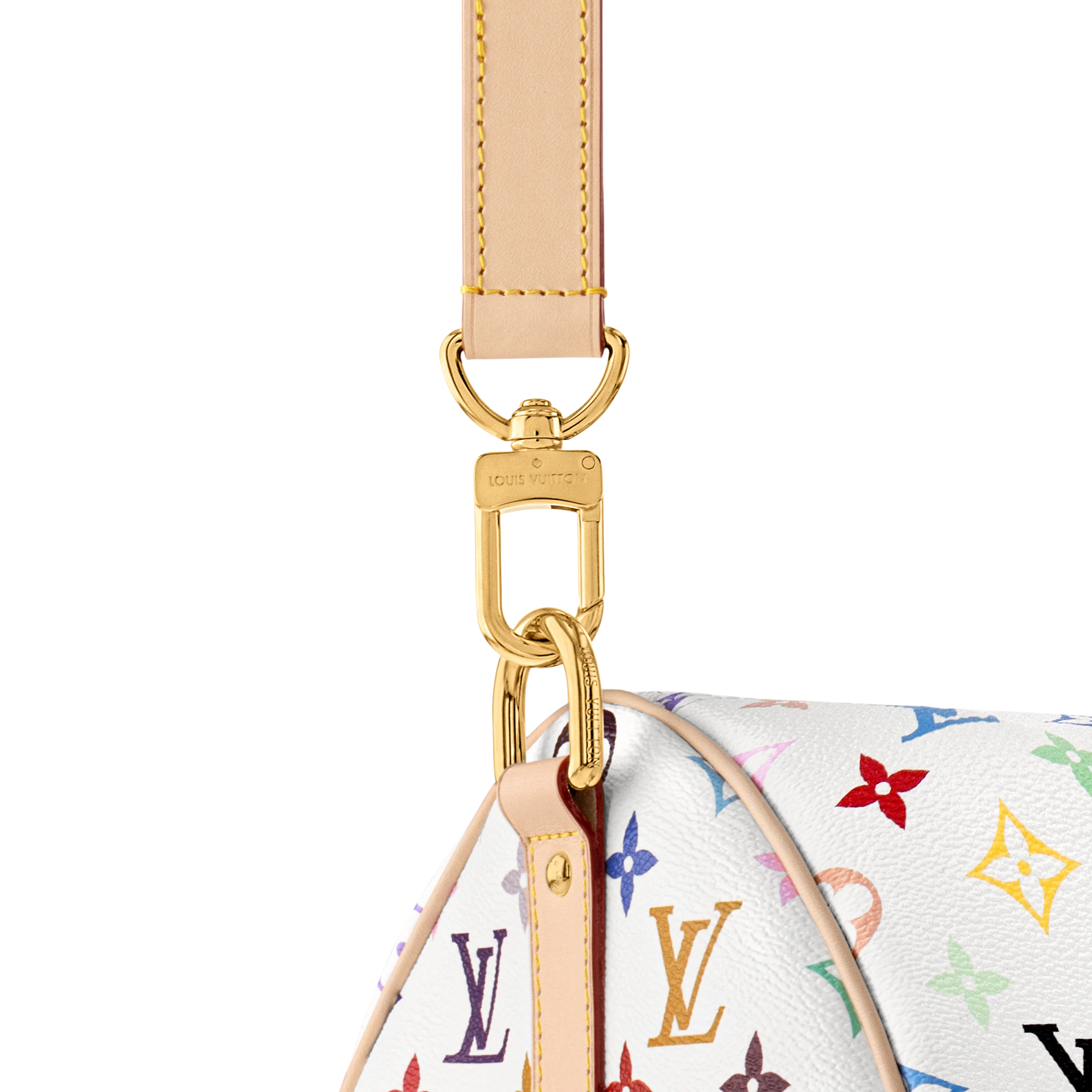 Louis Vuitton x Takashi Murakami Keepall Bandouliere 45 White Multicolored