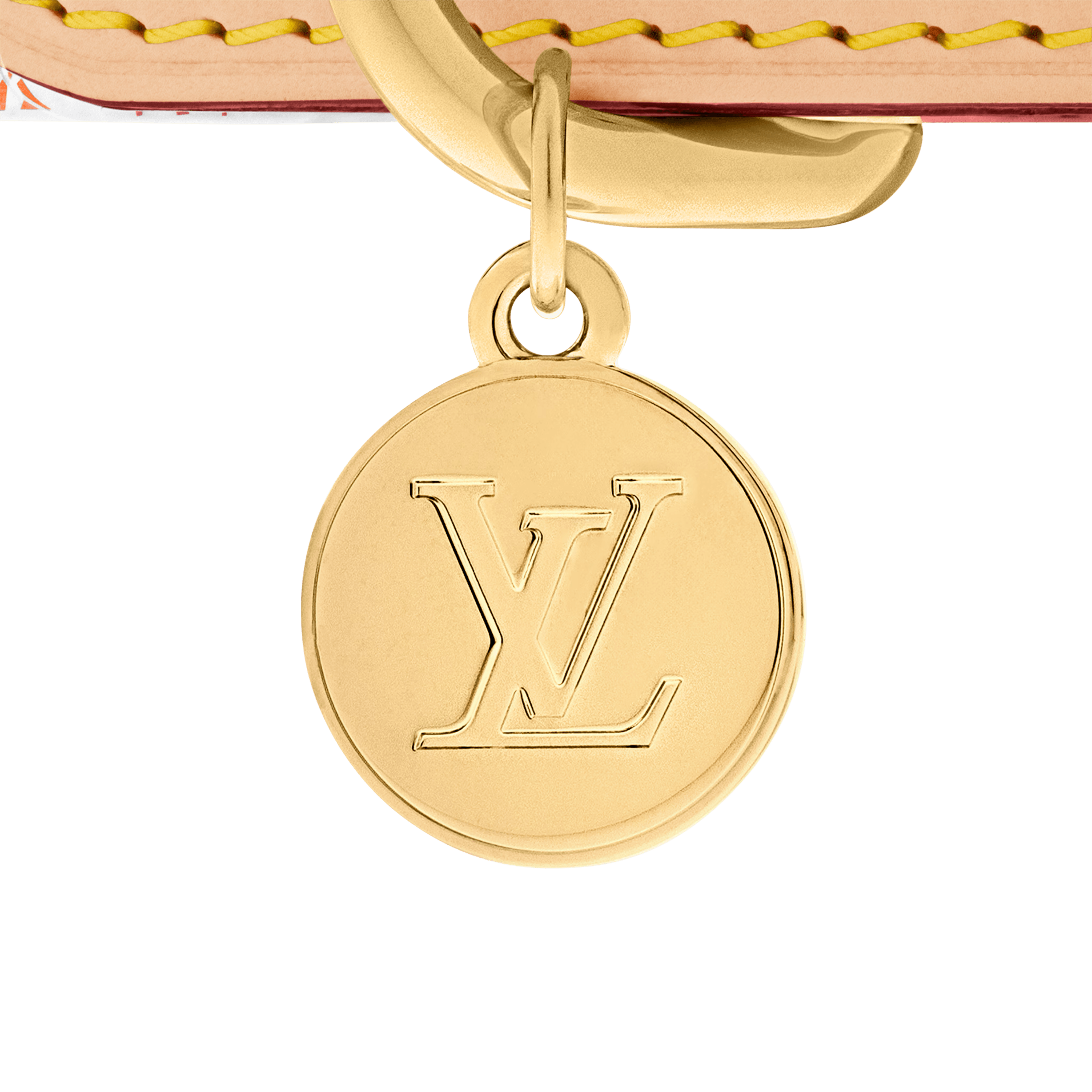 Louis Vuitton x Takashi Murakami Monogram Multicolor Dog Collar PM White Multicolored