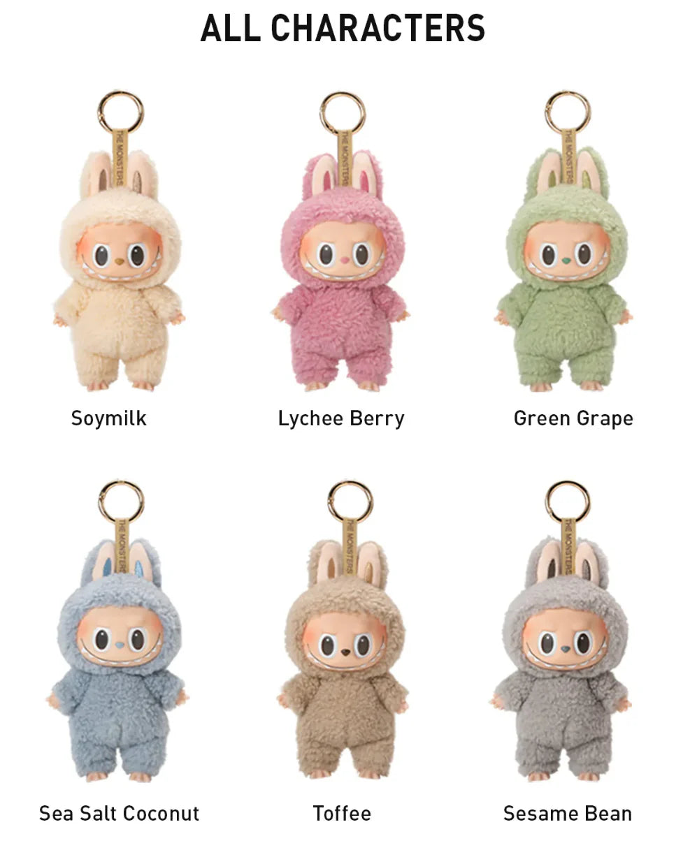 Pop Mart Labubu The Monsters Exciting Macaron Vinyl Plush Pendant Single Blind Box