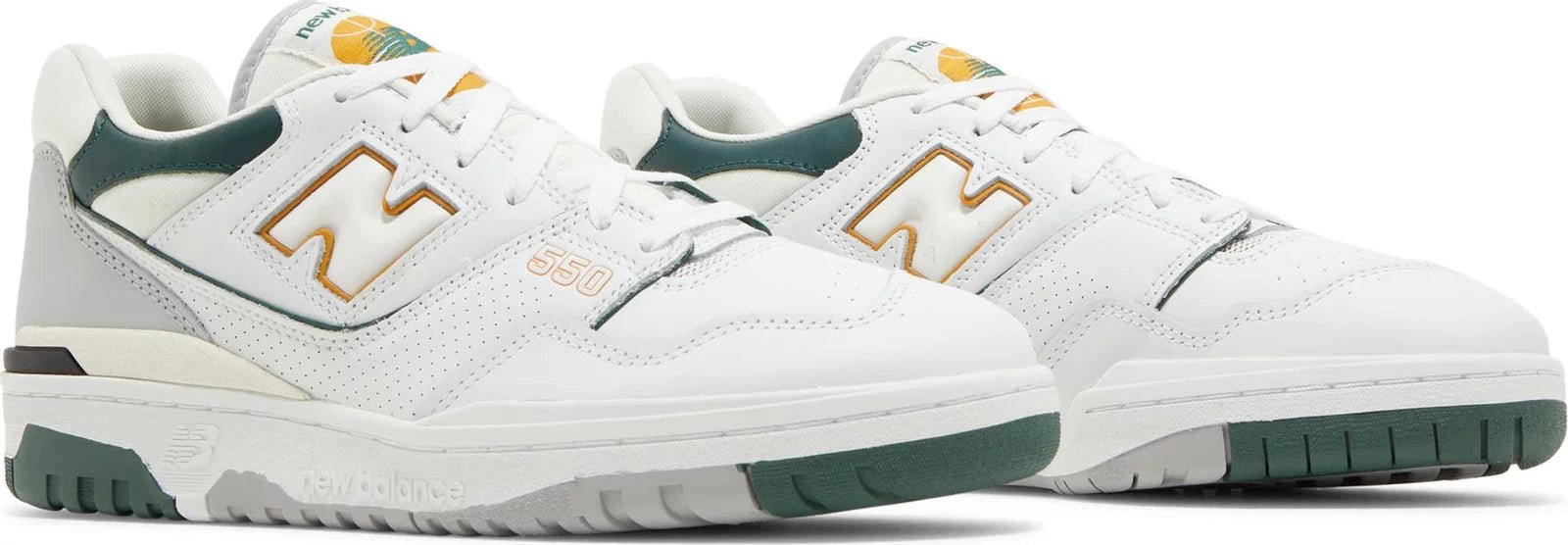 New Balance 550 White Nightwatch Green - Supra Sneakers