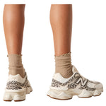 New Balance 9060 Leopard Print Beige - Image 4