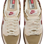Nike Dunk Low Retro Khaki Team Red Pearl White Leopard (Women's) sneakers — style IM6687-262 — photo 4 of 5 - Image 4