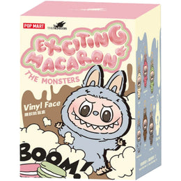 Pop Mart Labubu The Monsters Exciting Macaron Vinyl Plush Pendant Single Blind Box