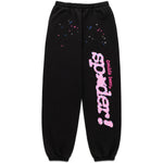 Sp5der x Druski Coulda Been Heart Punk V2 Sweatpant Owl Black - Image 1