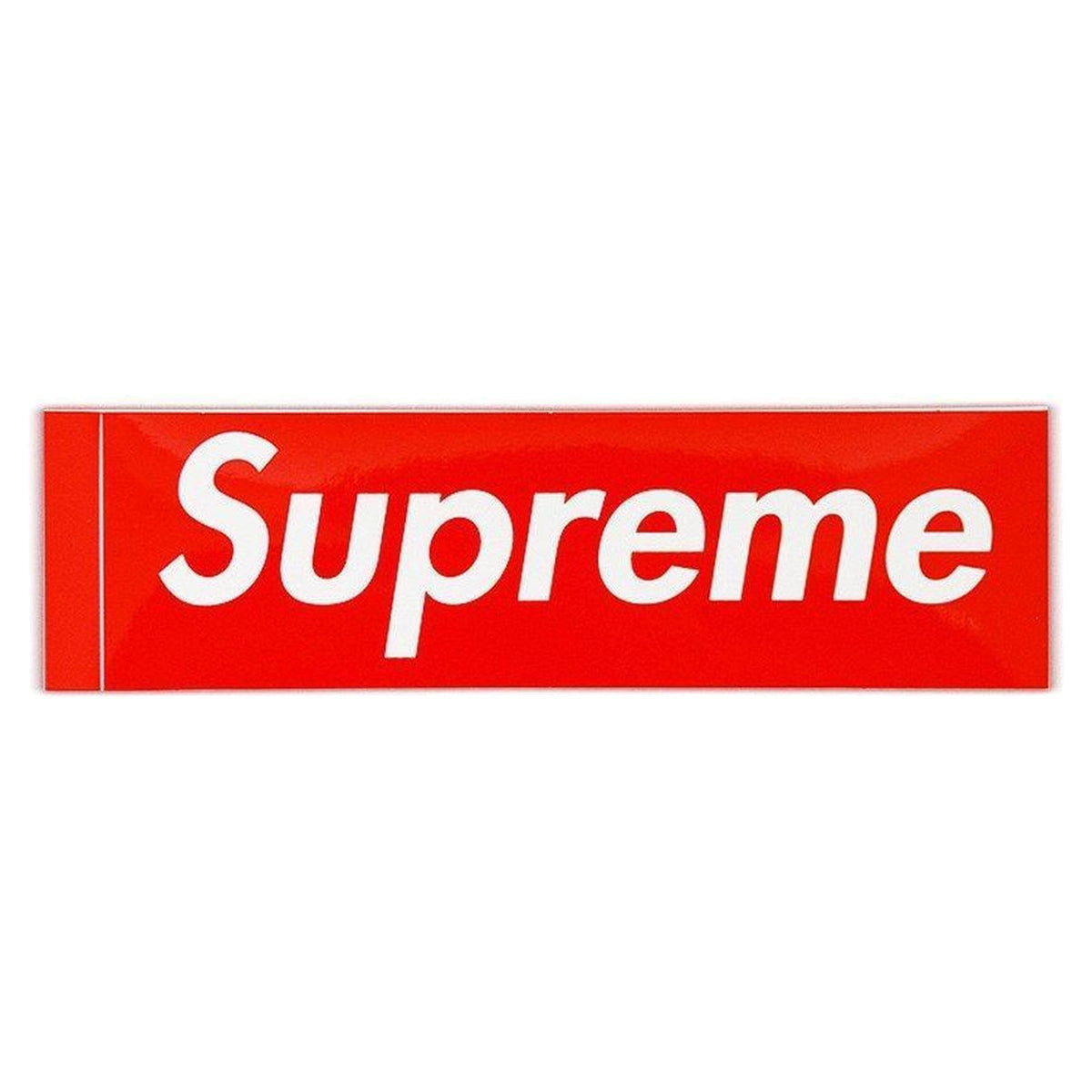 Supreme Box Logo Sticker Red - Supra Sneakers