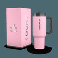Der Messi x Stanley Quencher Protour Flip-Straw-Trinkbecher | 40 oz (Ziegenrosa)