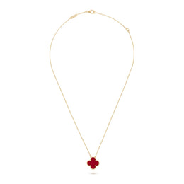 Van Cleef & Arpels Vintage Alhambra Anhänger aus 18K Gelbgold, Karneol