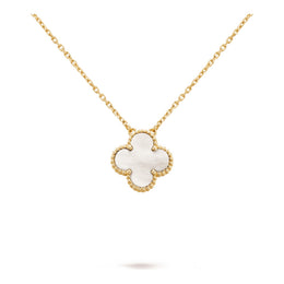 Van Cleef & Arpels Vintage Alhambra Anhänger aus 18K Gelbgold, Mutterperle