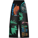 Vertabrae VERT Black Montage Sweat Pants - Supra Sneakers - Image 1