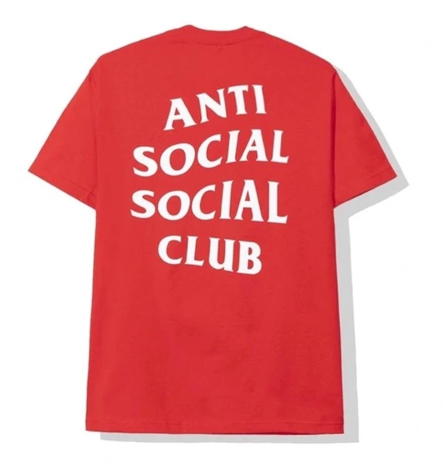 Anti Social Social Club Logo Tee Red - Supra Sneakers