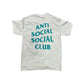 Anti Social Social Club Logo Tee White / Teal - Supra Sneakers