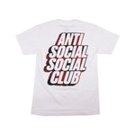 Anti Social Social Club Plaid Red Tee White - Supra Sneakers - Image 2
