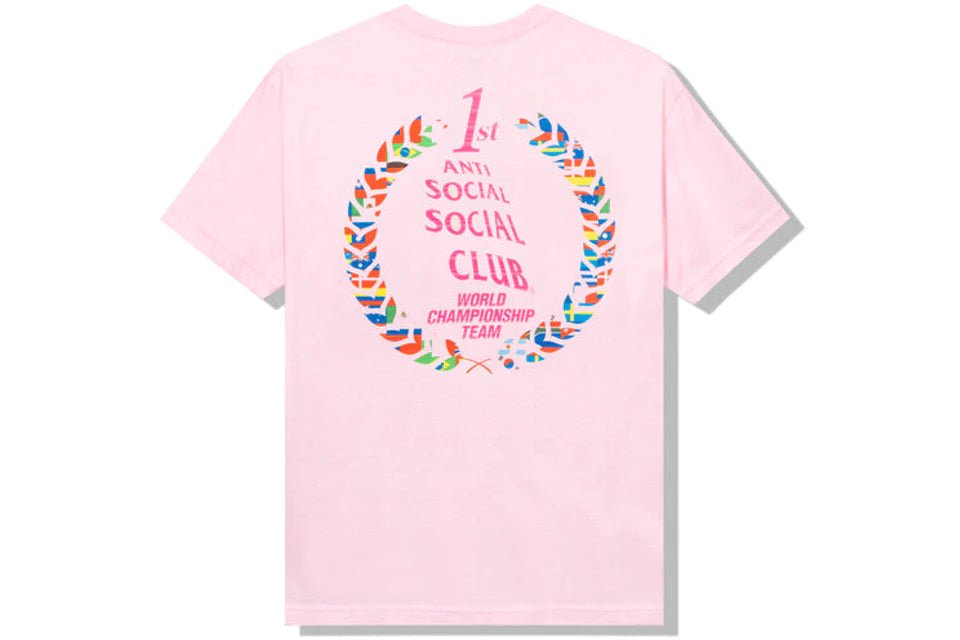 Anti Social Social Club Suzuka T-shirt Pink - Supra Sneakers
