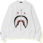 Bape Applique Shark Crewneck White - Supra Sneakers - Image 1