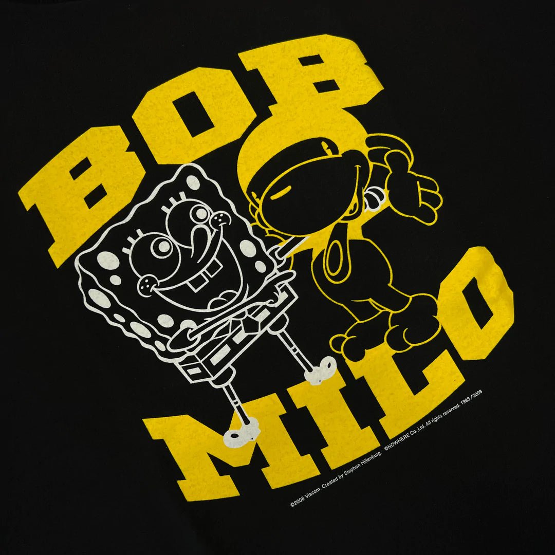 Bape x Spongebob OG Bob Milo Tee Black - Supra Sneakers