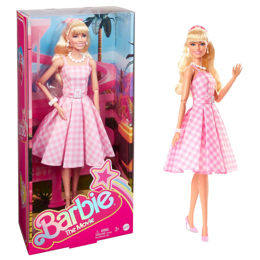 Barbie the Movie Collectible Doll, Margot Robbie As Barbie In Pink Gingham Dress (In Hand) - Supra Sneakers
