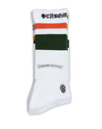 Chrome Hearts 3 Pack Sport Socks White - Supra Sneakers - Image 2
