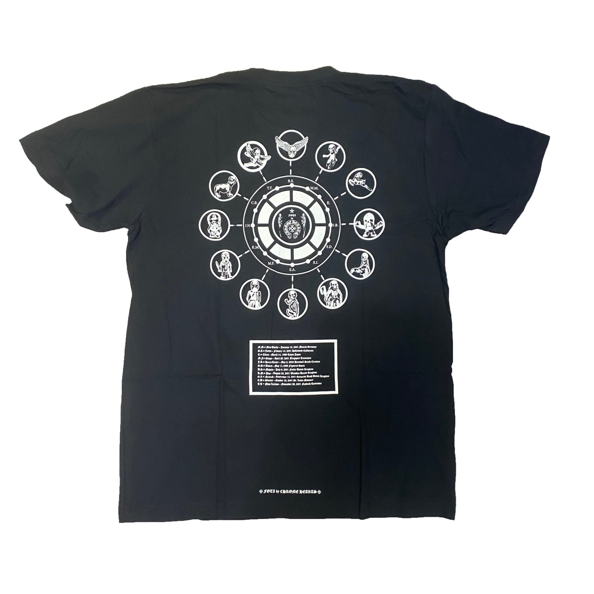Chrome Hearts FOTI Zodiac T-shirt Black - Supra Sneakers