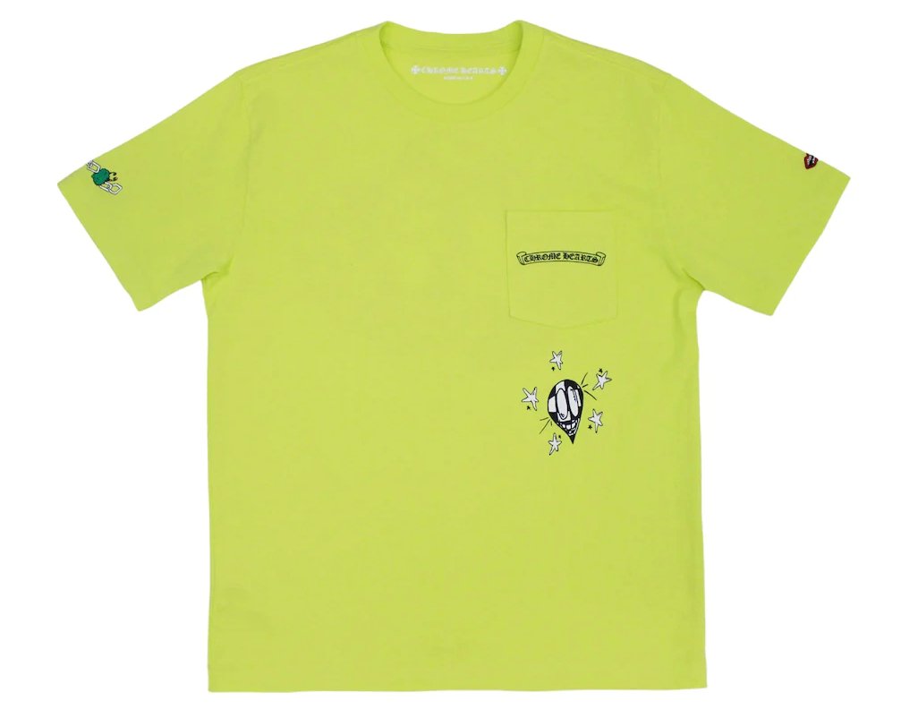 Chrome Hearts Matty Boy Link T-shirt Lime Green - Supra Sneakers