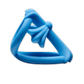 Chrome Hearts Medium K. Silicone Ring Blue - Supra Sneakers