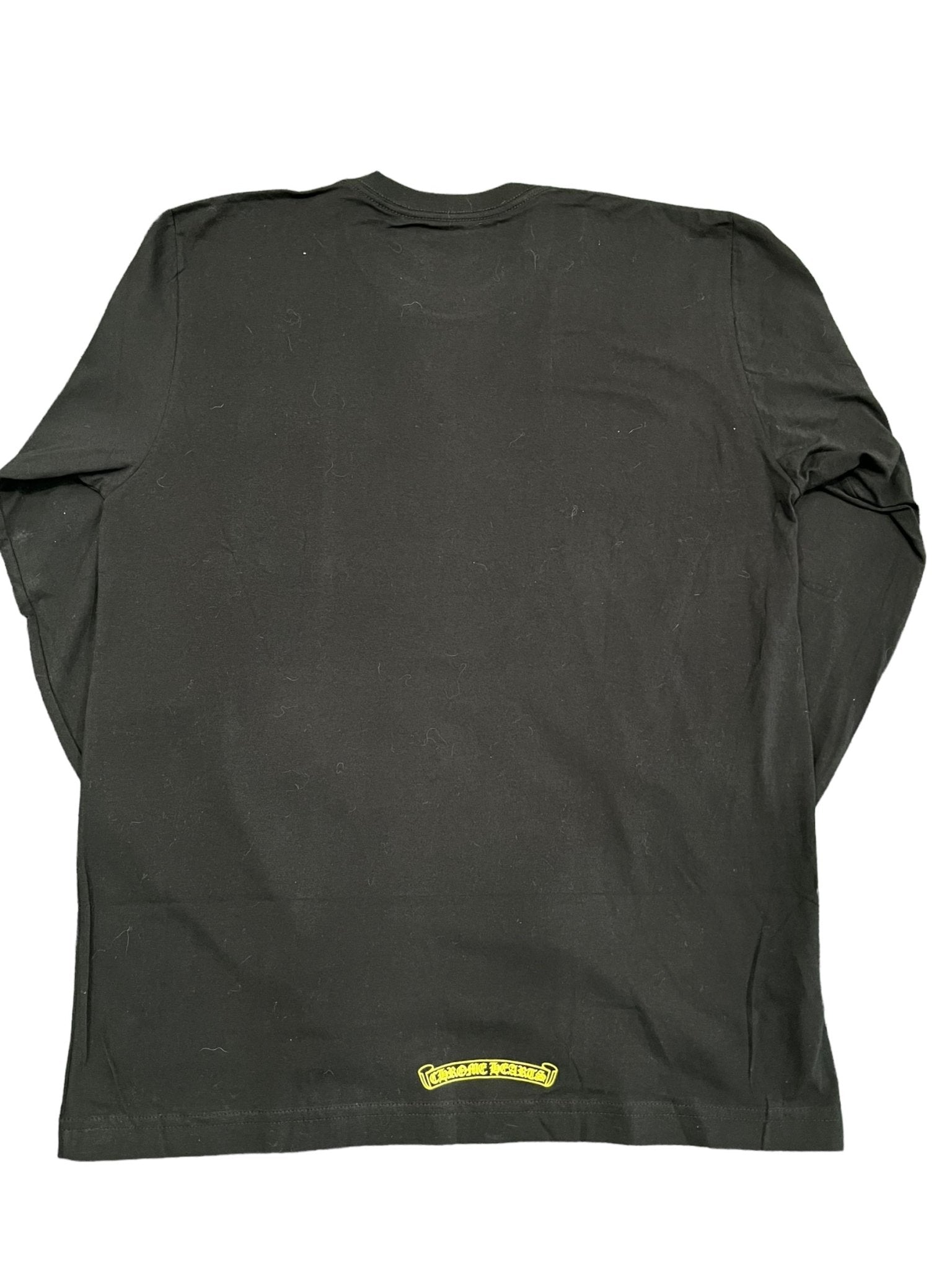 Chrome Hearts Neck Scroll Logo L/S T-shirt Black Green - Supra Sneakers