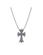 Chrome Hearts Silichrome Cross Necklace Grey - Supra Sneakers - Image 2