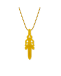 Chrome Hearts Silichrome Dagger Necklace Yellow
