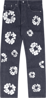Denim Tears Levi's The Cotton Wreath Jean Selvedge - Supra Sneakers - Image 1