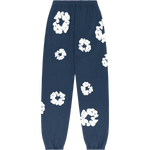 Denim Tears The Cotton Wreath Sweatpants Navy Blue - Supra Sneakers - Image 1