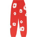 Denim Tears The Cotton Wreath Sweatpants Red - Supra Sneakers - Image 1