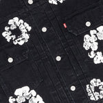 Denim Tears x Levi's Wreath Jean Jacket Black - Supra Sneakers - Image 4