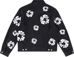Denim Tears x Levi's Wreath Jean Jacket Black - Supra Sneakers - Image 2