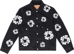 Denim Tears x Levi's Wreath Jean Jacket Black - Supra Sneakers - Image 1