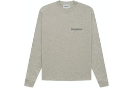 Fear of God Essentials Long Sleeve T-shirt Dark Heather Oatmeal