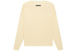 Fear of god Essentials Thermal Henley Long Sleeve Tee Cream - Supra Sneakers - Image 2