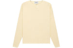 Fear of god Essentials Thermal Henley Long Sleeve Tee Cream - Supra Sneakers - Image 1