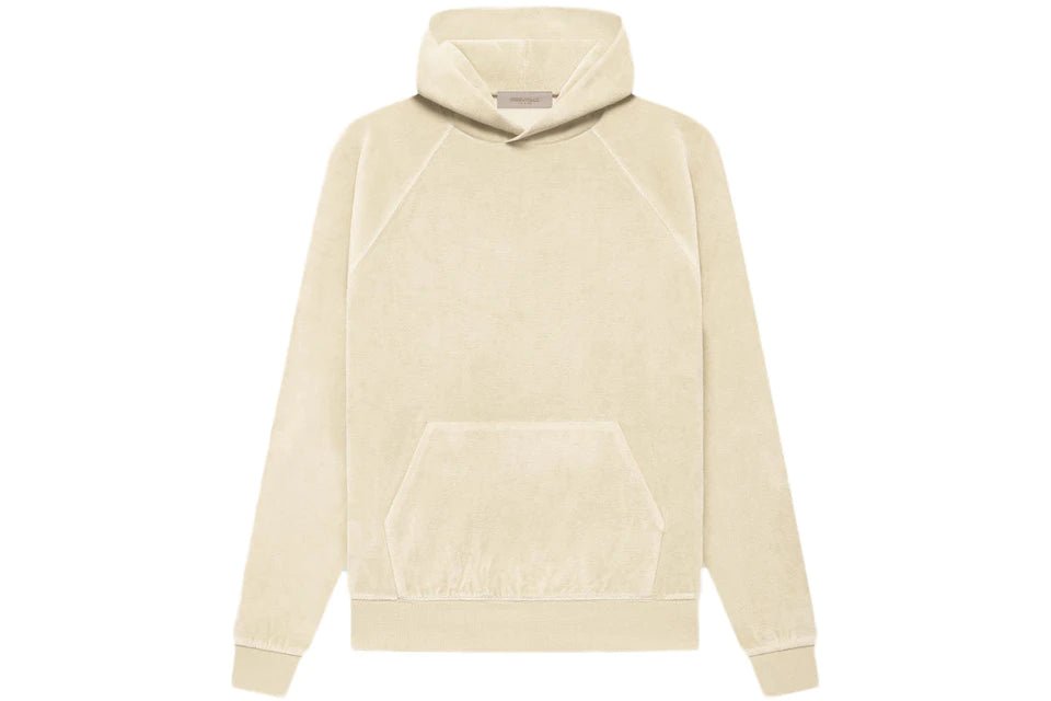 Fear of God Essentials Women's Velour Hoodie Egg Shell (W) - Supra Sneakers