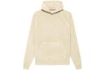 Fear of God Essentials Women's Velour Hoodie Egg Shell (W) - Supra Sneakers - Image 1