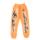 Hellstar Fire Orange Hellstar Sweatpants (Closed Elastic Bottom) - Supra Sneakers