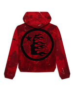 Hellstar Sports Red Tye-Dye Skull Hoodie - Supra Sneakers - Image 2