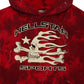 Hellstar Sports Red Tye-Dye Skull Hoodie - Supra Sneakers
