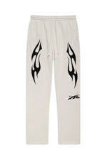 Hellstar Sports Sweatpants (White) - Supra Sneakers - Image 1