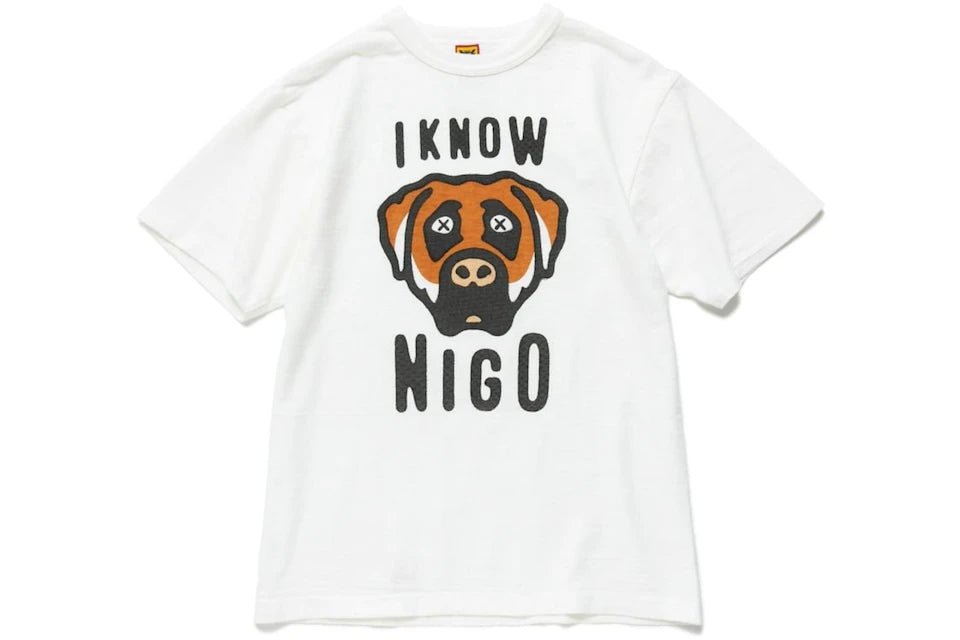 Human Made I Know Nigo Kaws T-Shirt White - Supra Sneakers
