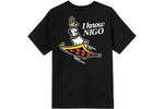 I Know Nigo Flying Carpet (Ny Pop Up) T-shirt Black - Supra Sneakers - Image 1