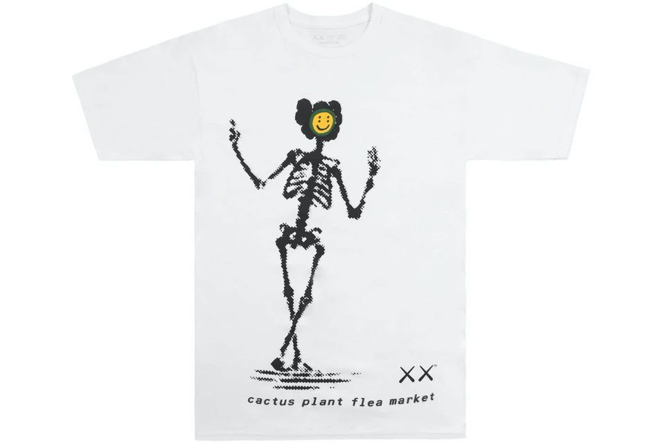 KAWS x Cactus Plant Flea Market T-shirt White - Supra Sneakers