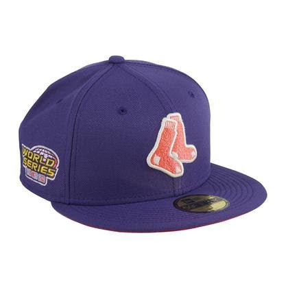 New Era 59Fifty Boston Red Sox 2004 World Series Patch Alternate Hat - Purple - Supra Sneakers