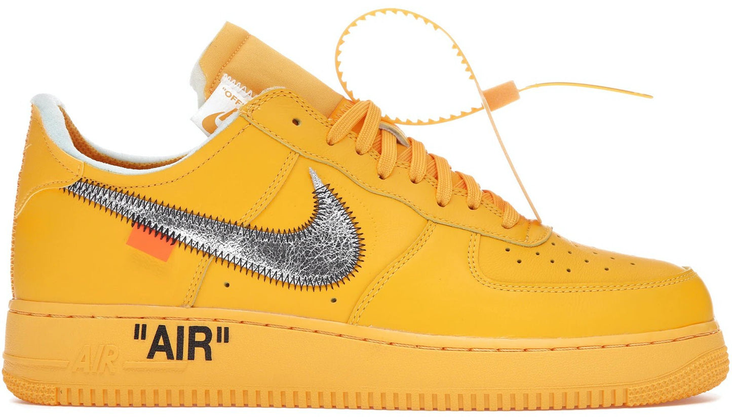 Nike Air Force 1 Low Off-White University Gold ICA - Supra Sneakers