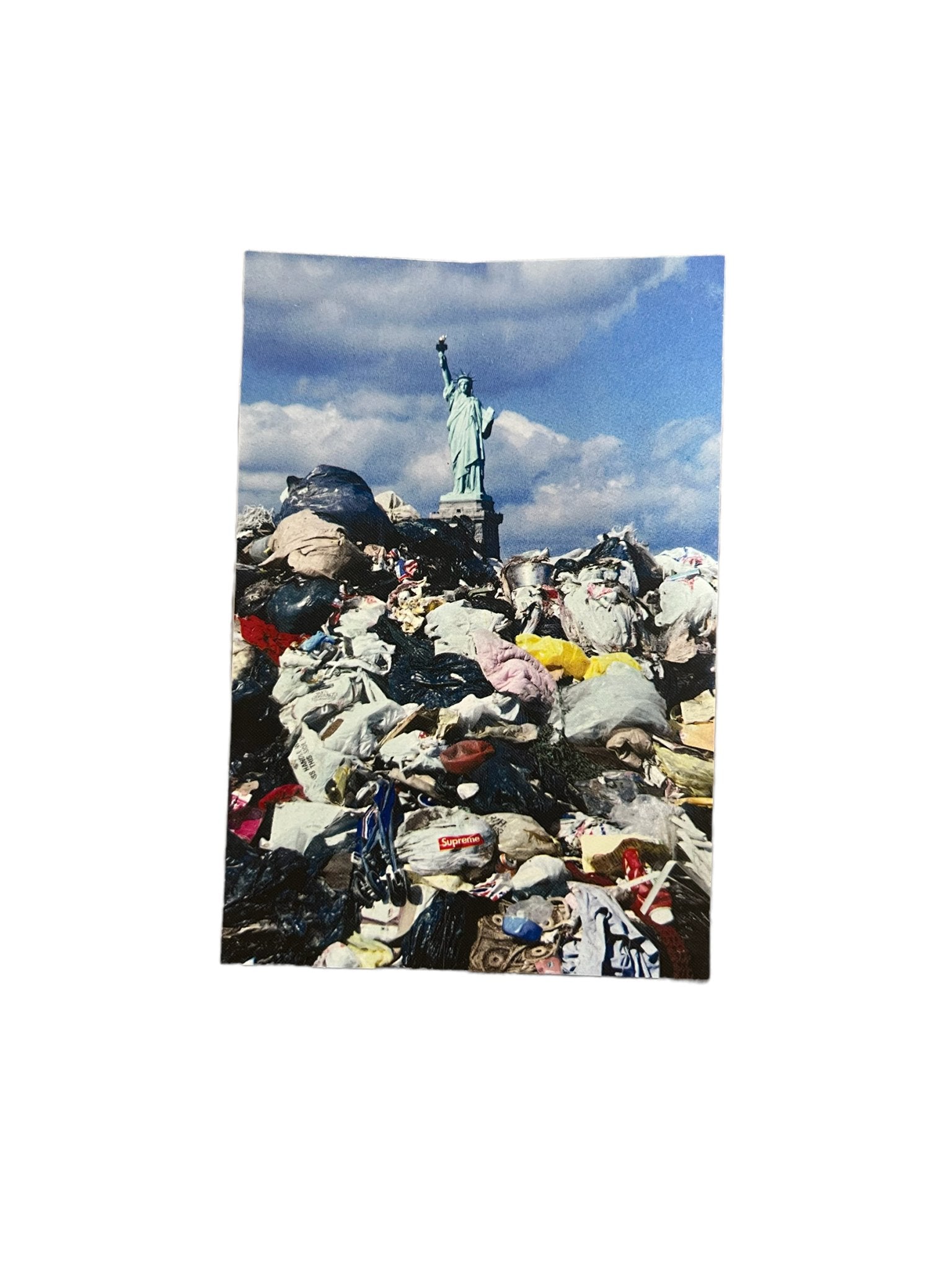 Supreme Trash Statue of Liberty Sticker - Supra Sneakers