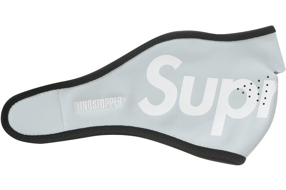 Supreme WINDSTOPPER Facemask Light Grey - Supra Sneakers