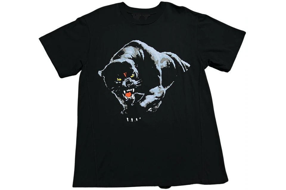 Vlone Black V Panther T-shirt Black - Supra Sneakers
